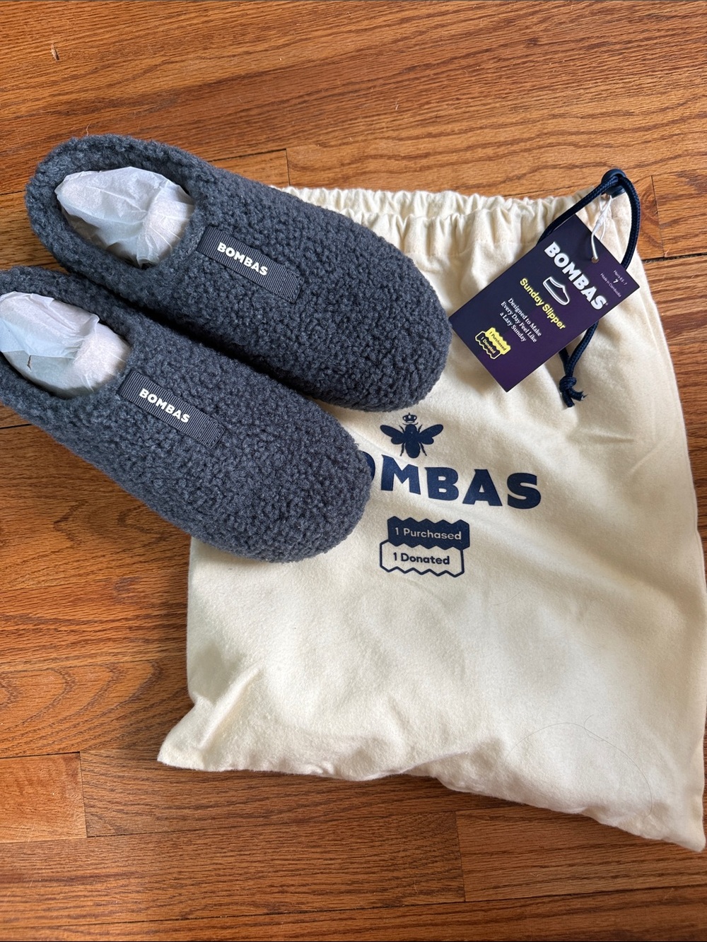 Bombas Men's Sunday Slipper - cool smoke